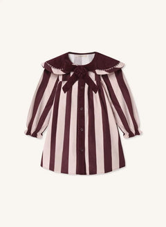 Fliink - Vestido de rayas Dolly | Rosa