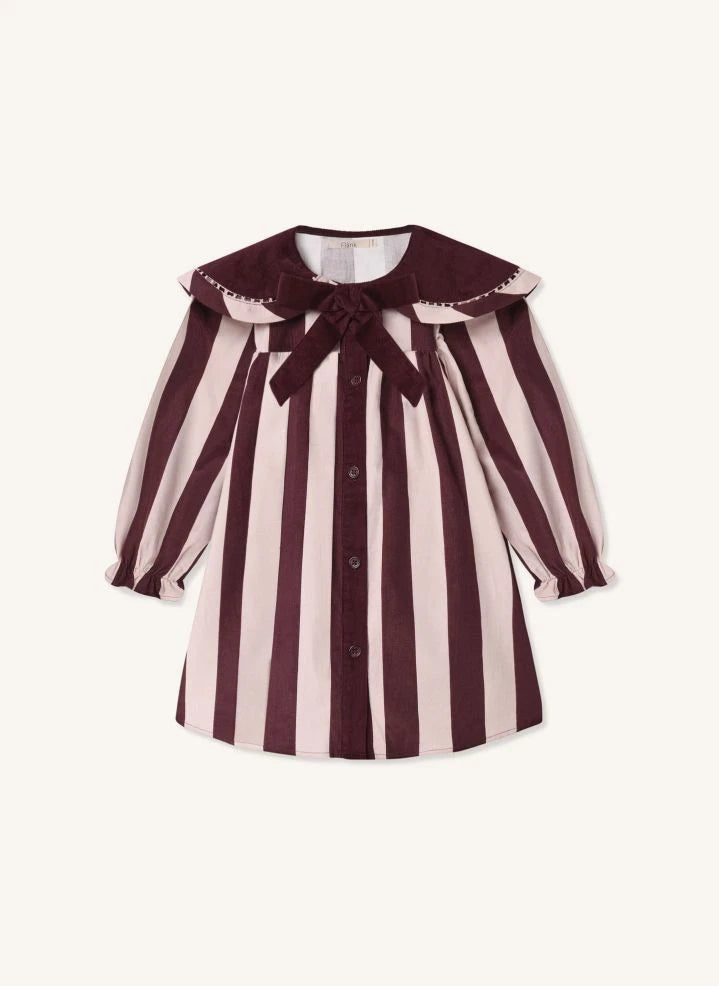 Fliink - Vestido de rayas Dolly | Rosa