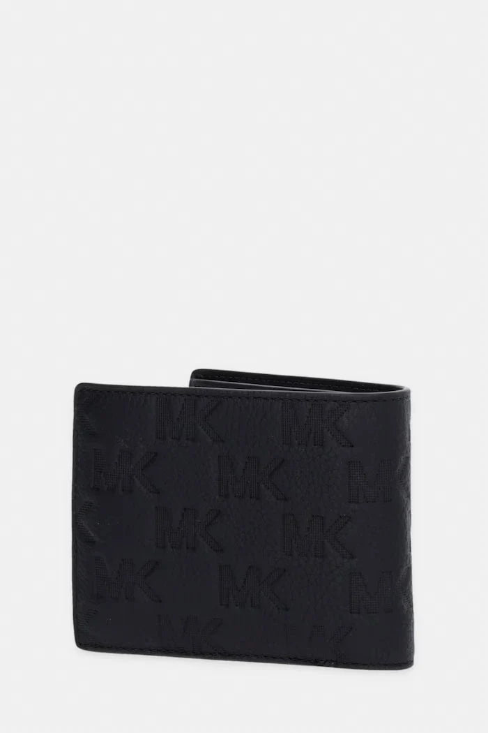 Set de cartera de cuero y tarjetero Michael Kors para hombre