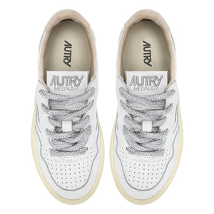 Autry - Zapatillas bajas Medalist de piel y ante para niños | Blanco
