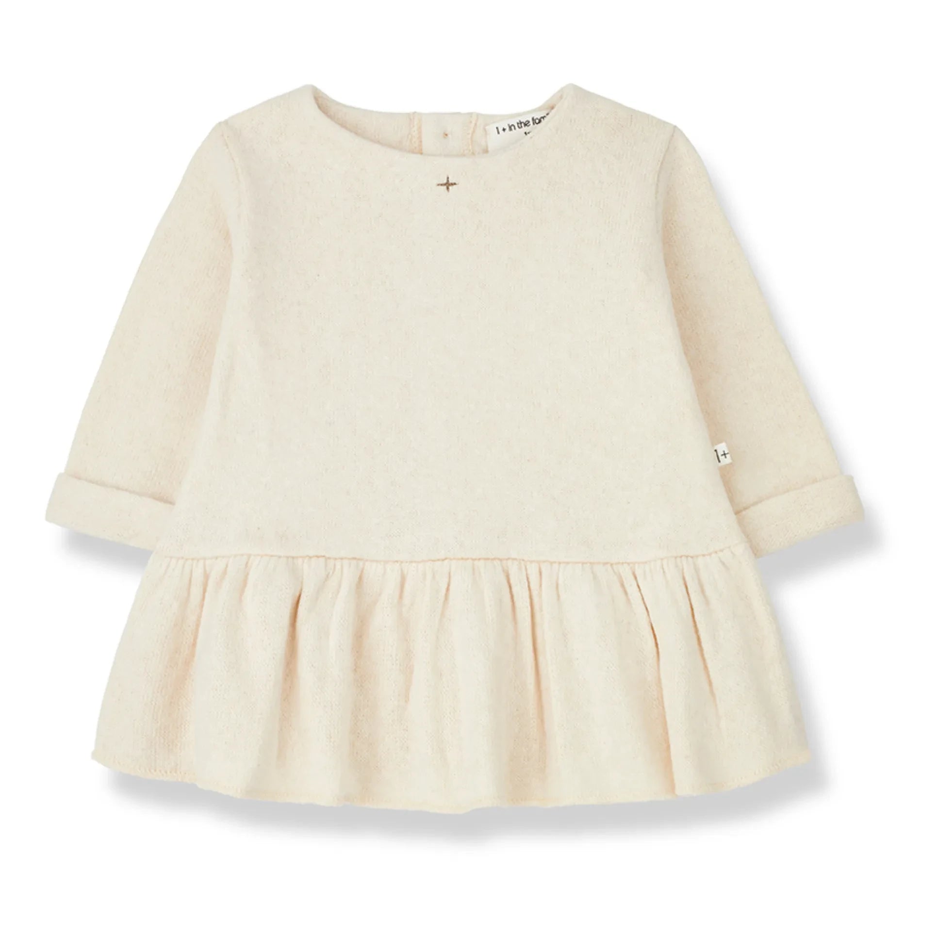 1+ in the family - Vestido Cecile Fibra Reciclada | Crudo