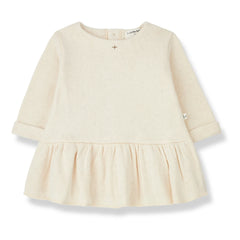 1+ in the family - Vestido Cecile Fibra Reciclada | Crudo
