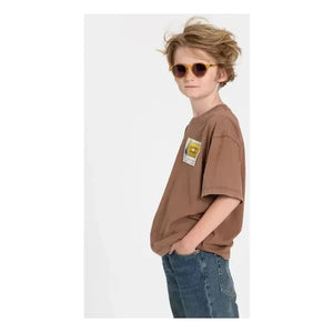 Un juego de niños - Camiseta King de algodón orgánico | Marrón