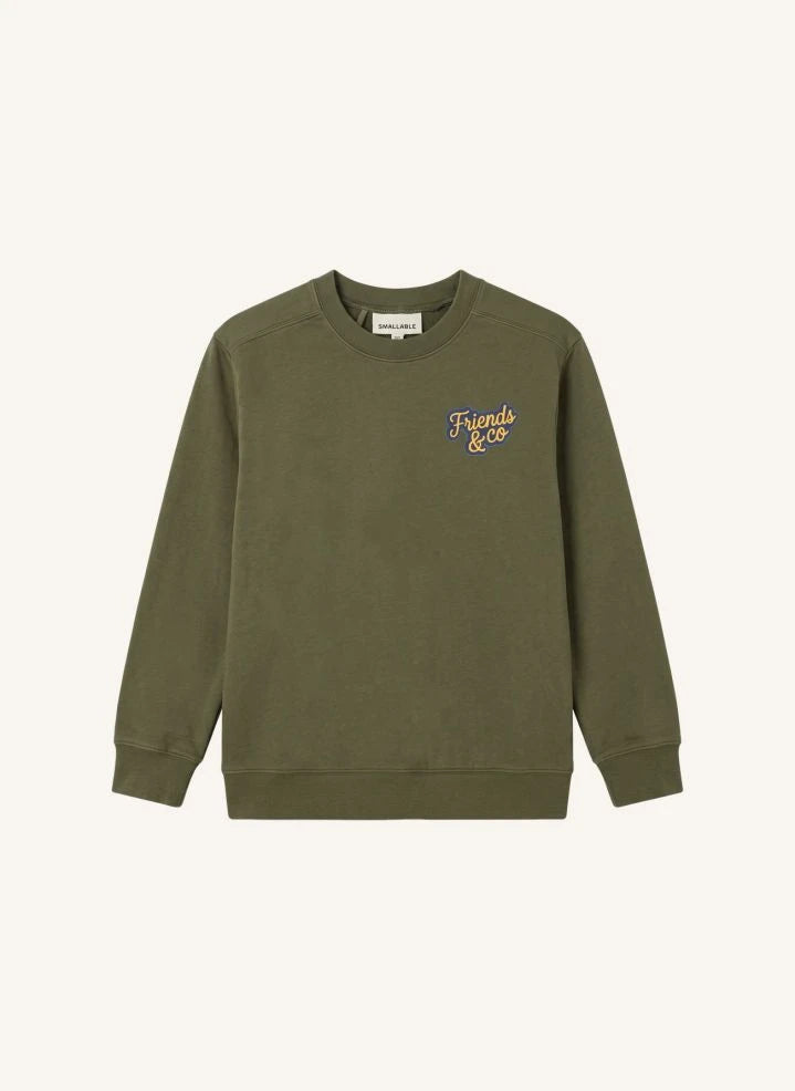 Smallable Kid - Favio Friends & Co Sudadera de Algodón Orgánico | Verdigris