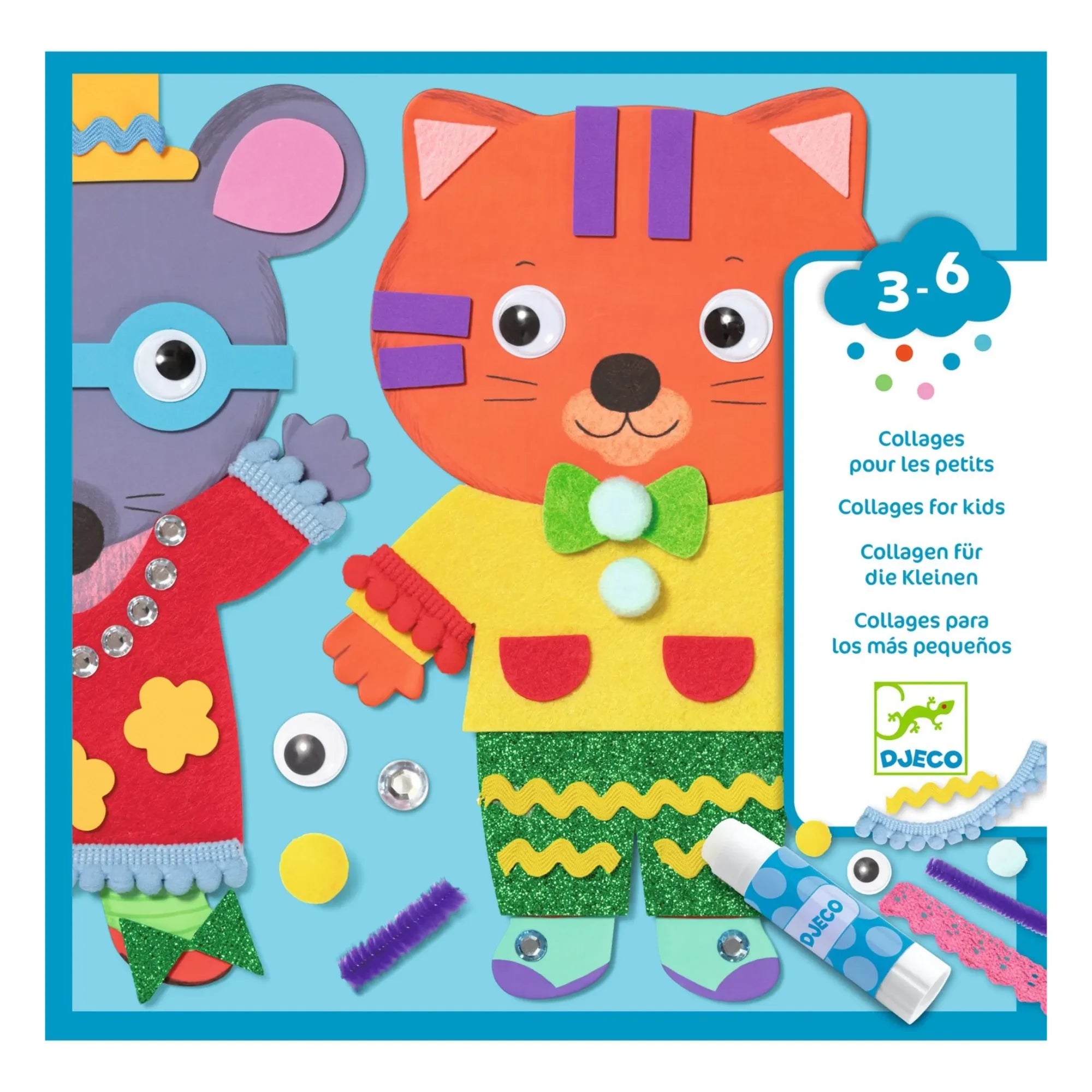 Djeco - Collages de pequeños repollos