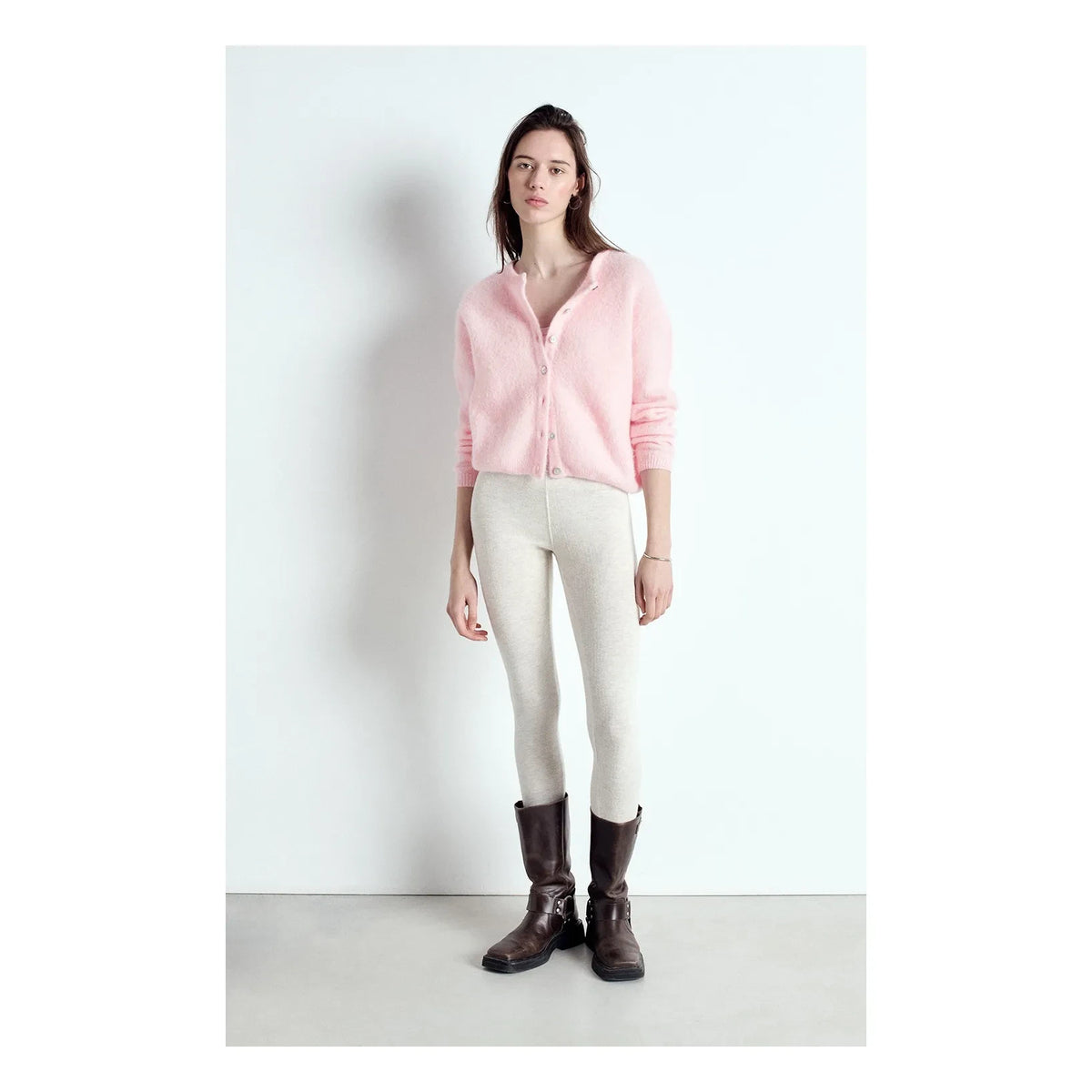American Vintage - Cárdigan de Alpaca Vitow | Rosa chicle