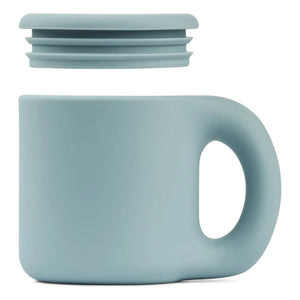 Liewood - Taza con pajita de silicona Jenna | Azul claro