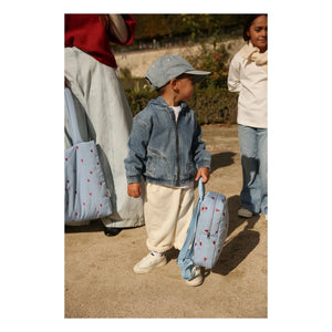 Studio Noos - Mochila Puffy Hearts | Azul claro