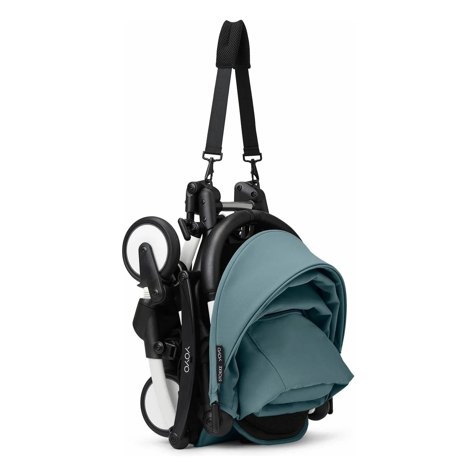 Stokke® - Cochecito YOYO³ 6+ Chasis negro | Aqua