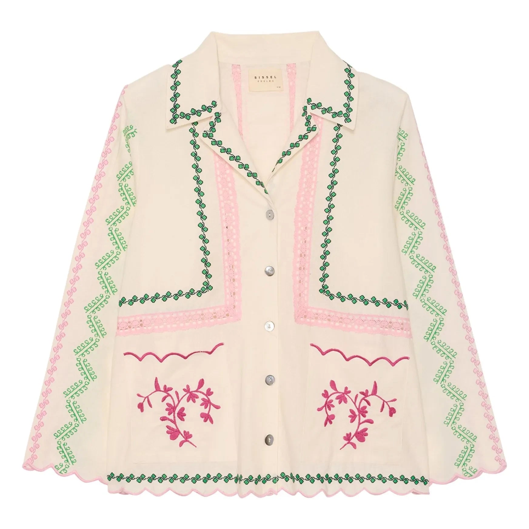 SISSEL EDELBO - Jia camisa de algodón orgánico | Crema