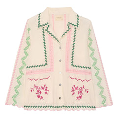SISSEL EDELBO - Jia camisa de algodón orgánico | Crema
