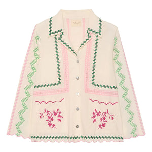 SISSEL EDELBO - Jia camisa de algodón orgánico | Crema