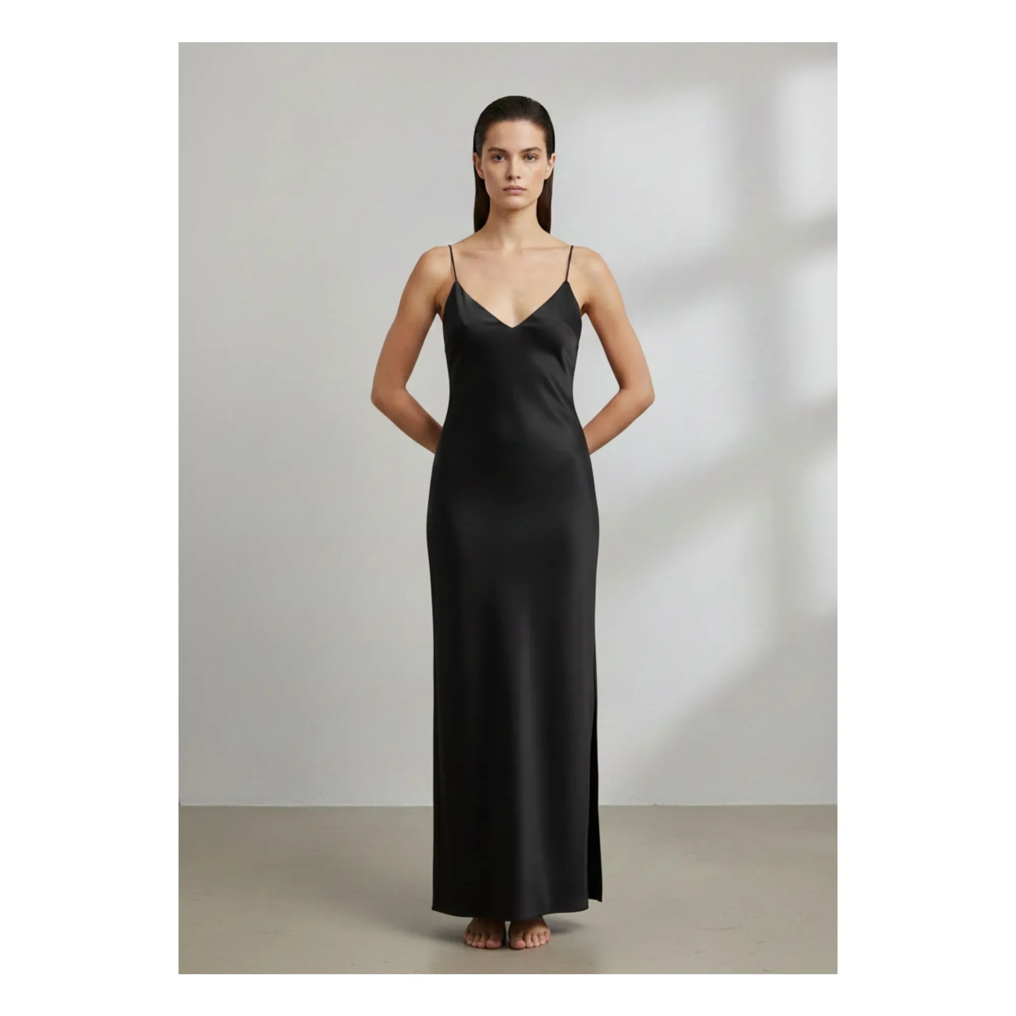 Vanessa Sposi - Vestido lencero | Negro