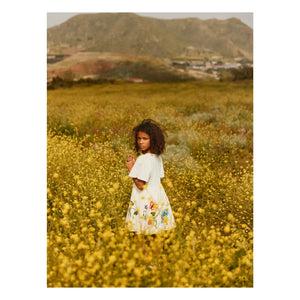 Molo - Vestido Margarita Mariposas Algodón Orgánico | Crema