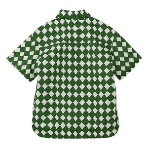 Fábula - Camisa Damier | Verde