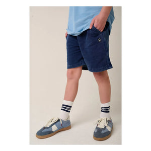 Tumble N'Dry - Pantalones cortos de algodón orgánico Whitehaven | Azul marino