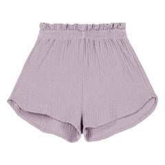 Studio Bohème - Georgette Shorts Gasa de Algodón Orgánico | Lila