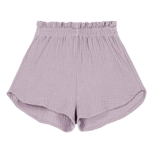 Studio Bohème - Georgette Shorts Gasa de Algodón Orgánico | Lila