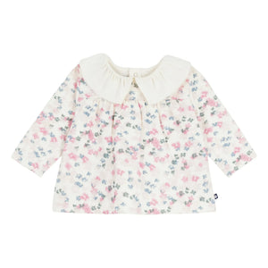 Petit Bateau - Blusa de algodón orgánico | Crudo
