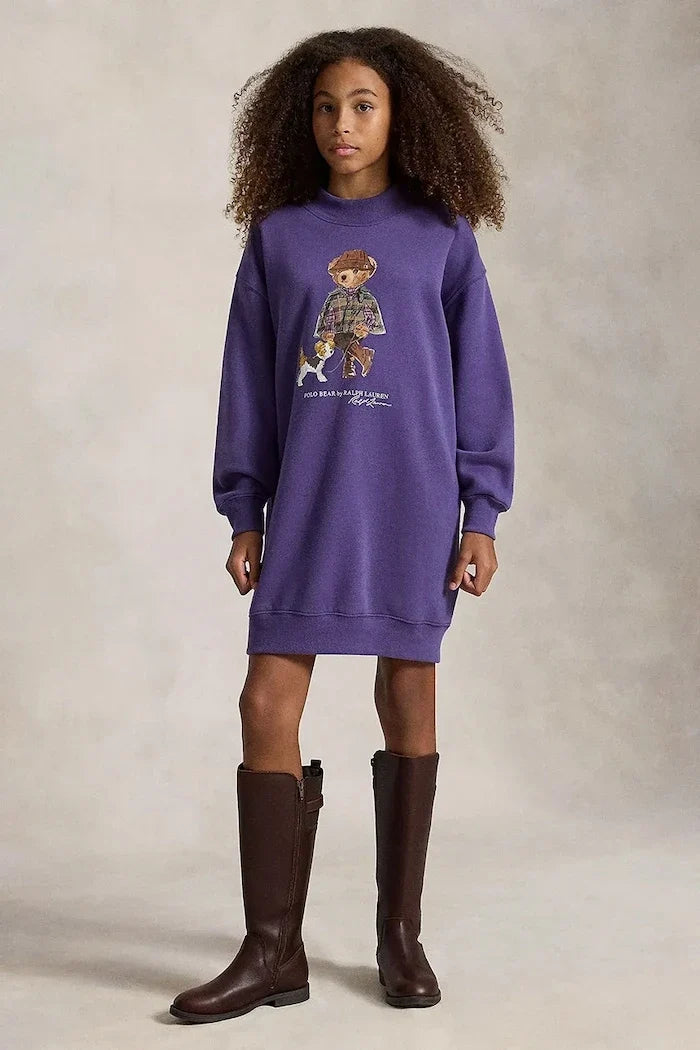 Vestido de jersey de algodón Polo Ralph Lauren