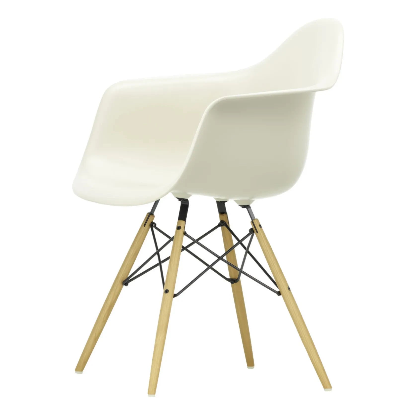 Vitra - Silla DAW - base de arce - Charles & Ray Eames | Gris guijarro