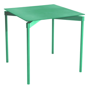 Petite friture - Mesa cuadrada de exterior Fromme - 4 plazas | Verde Menta