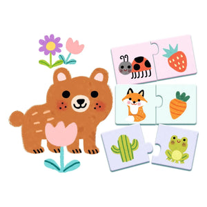 Djeco - Renkler Duo Puzzle