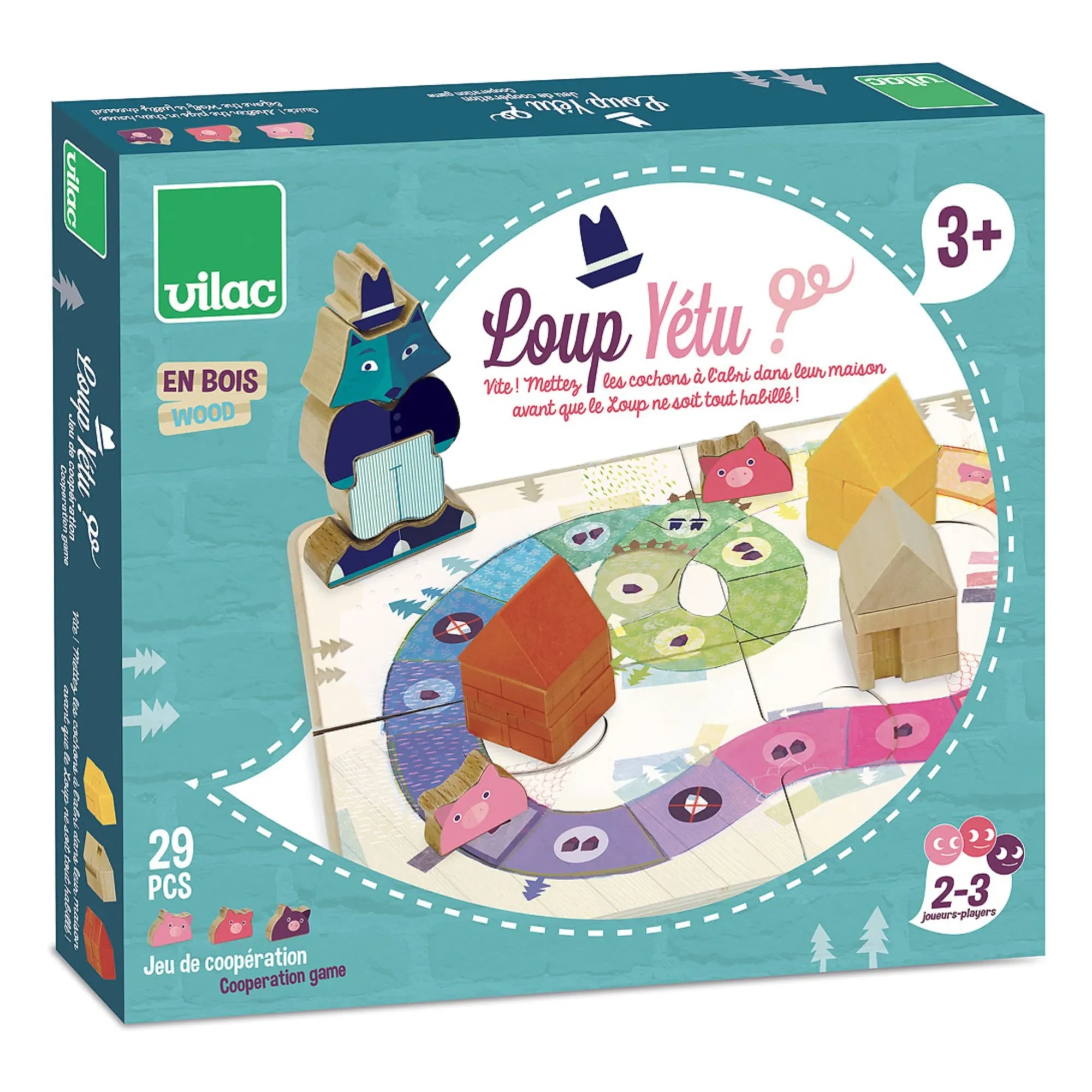 Vilac - Juego de mesa Los Tres Cerditos