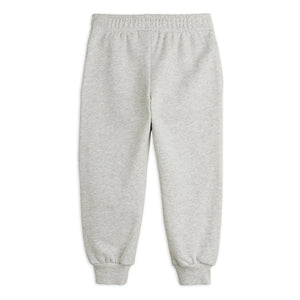 Mini Rodini - Jogger alien de algodón orgánico | Gris jaspeado