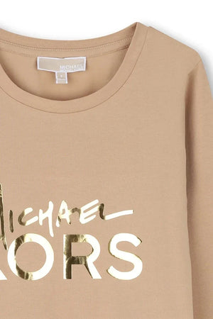 Blusa de manga larga de algodón para niños