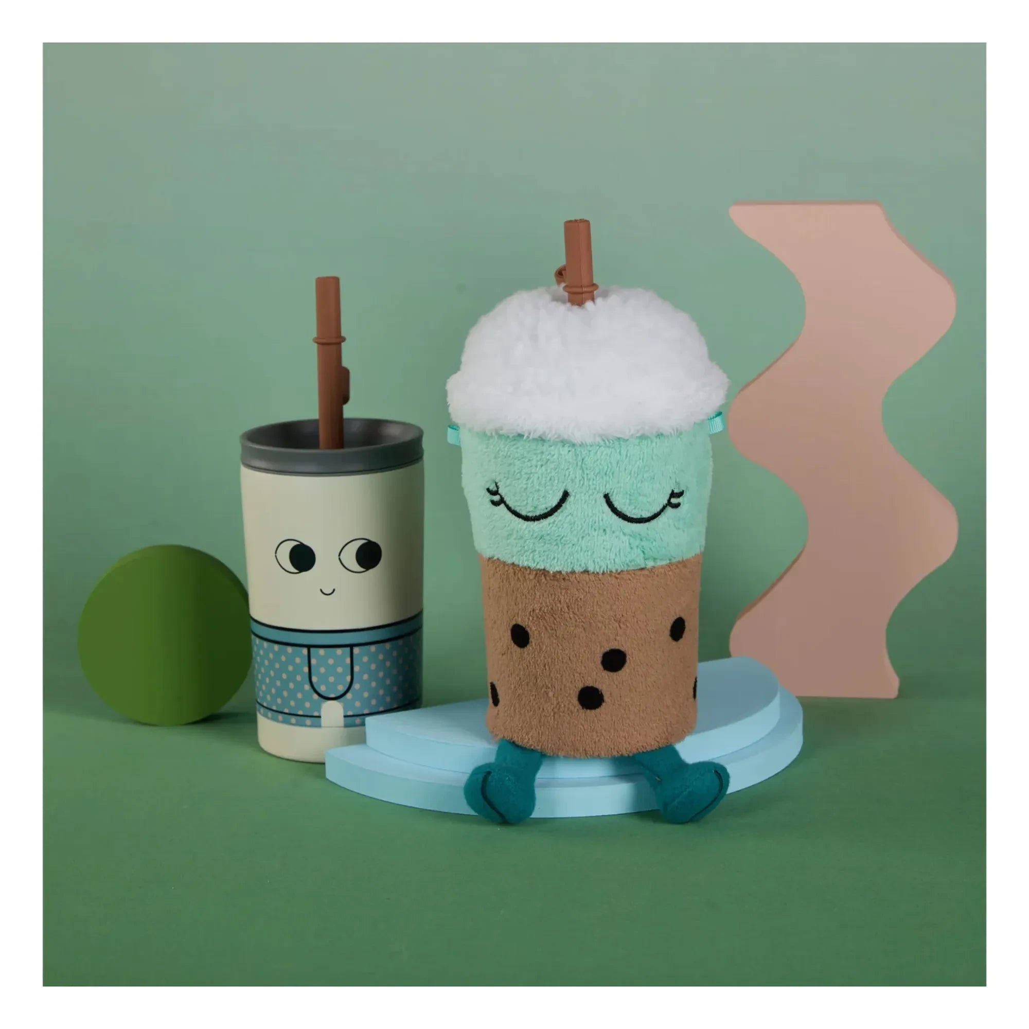 Asobu - Vaso Térmico con Funda Extraíble Tipo Gorro | Azul