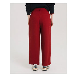 Tinsels - Pantalón Brando de pernera recta | Rojo cereza