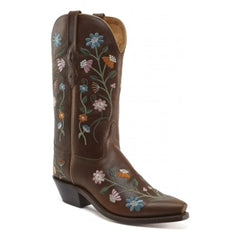 Bootstock - Botas cowboy Bouquet Marrón Oscuro | Marrón