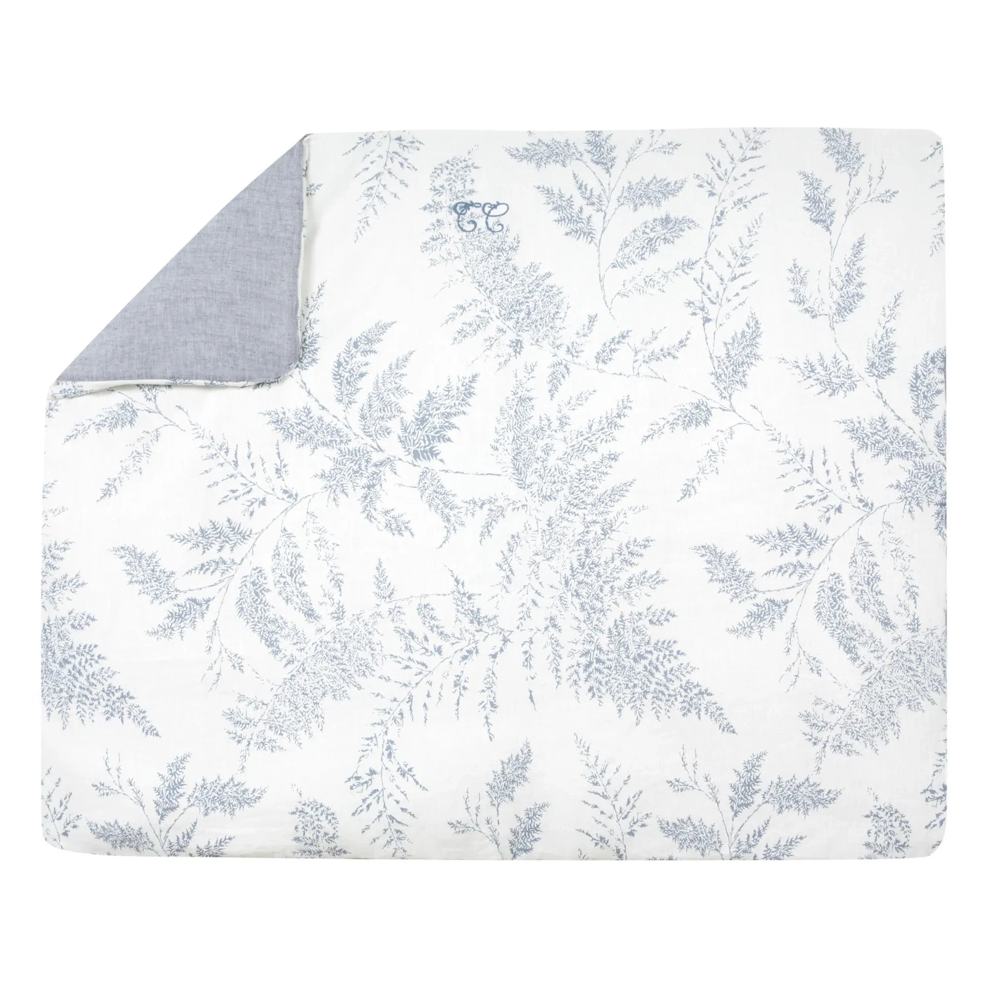 Tartine et Chocolat - Manta con estampado de hojas | Gris