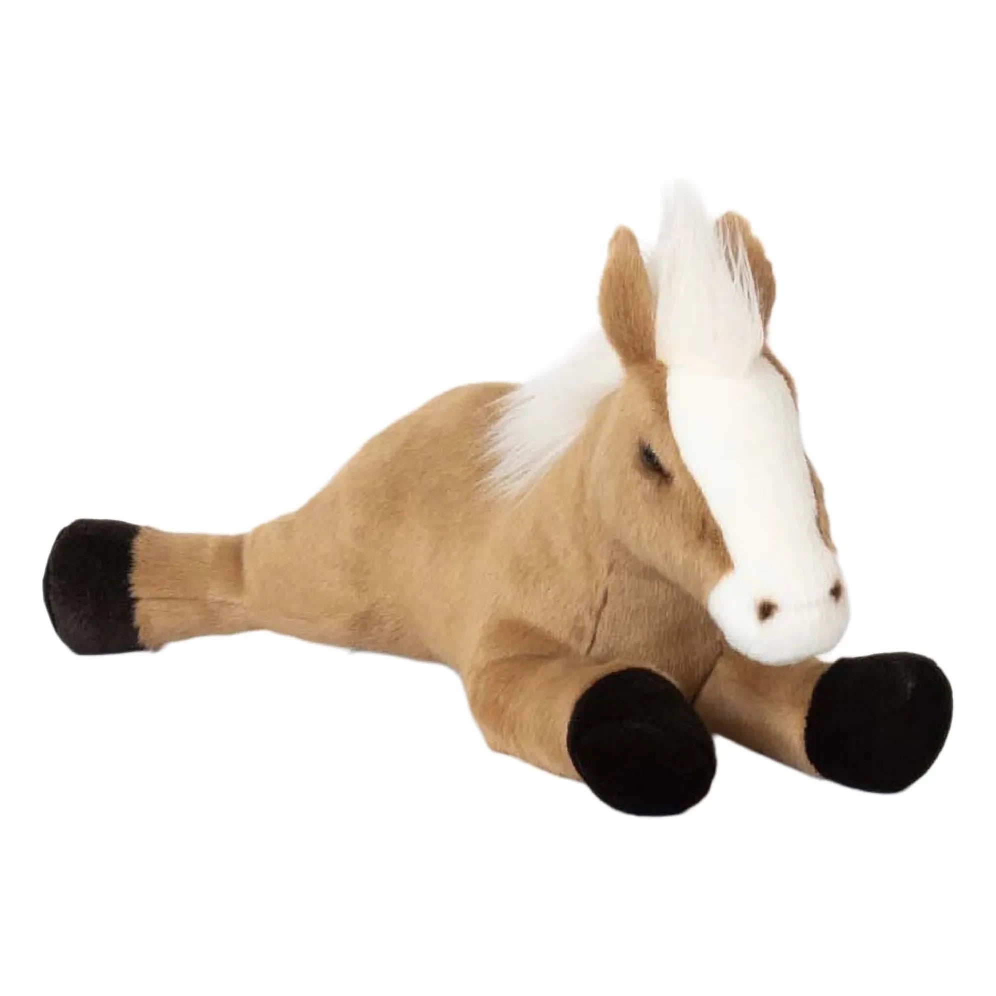 La Pelucherie - Caballo de peluche Henri 35 cm | Marrón claro