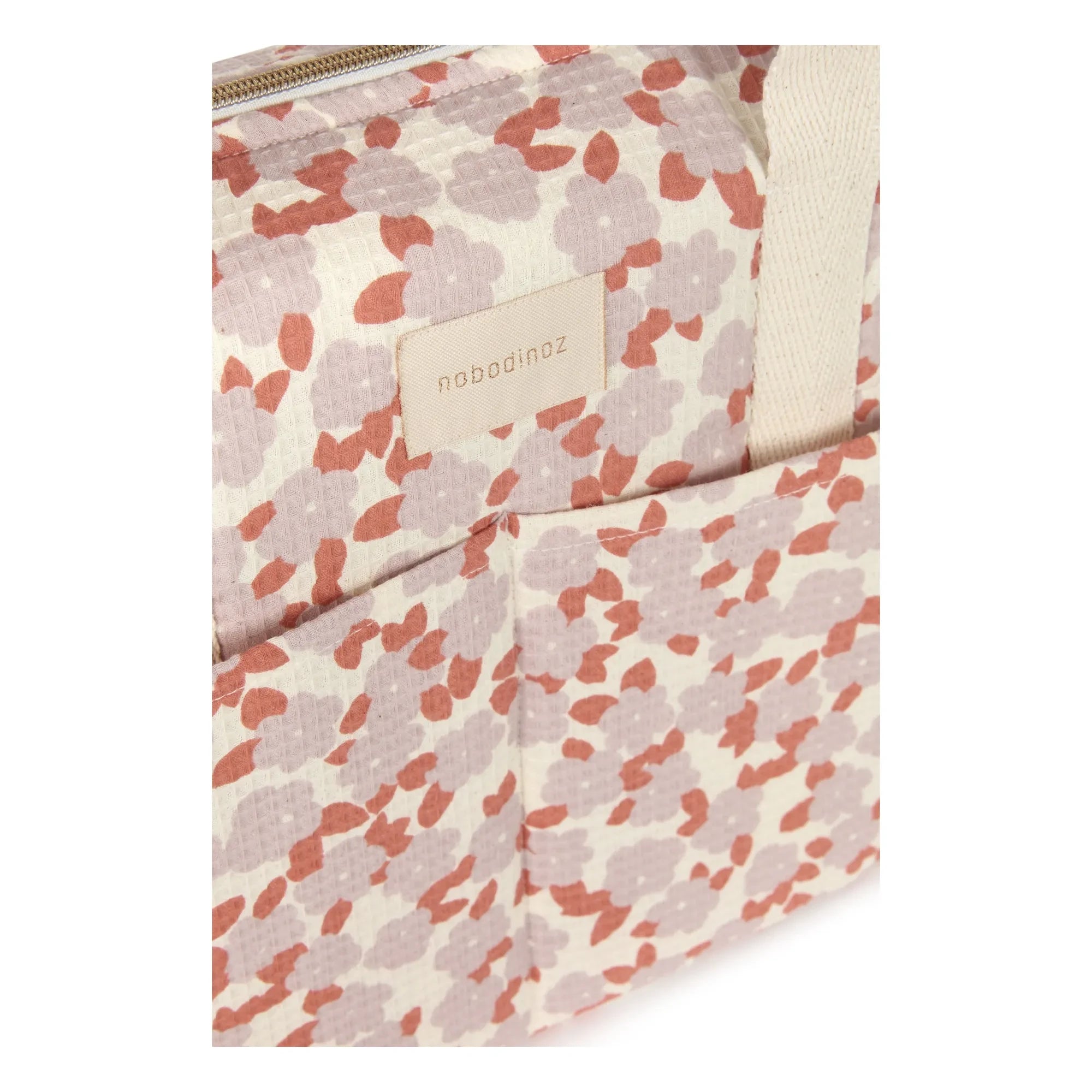 Nobodinoz - Bolso cambiador impermeable Gala Opera Mauve Sakura | Malva