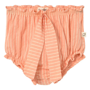 Cozmo - Alize Pantalón Corto a Rayas con Bragas | Coral