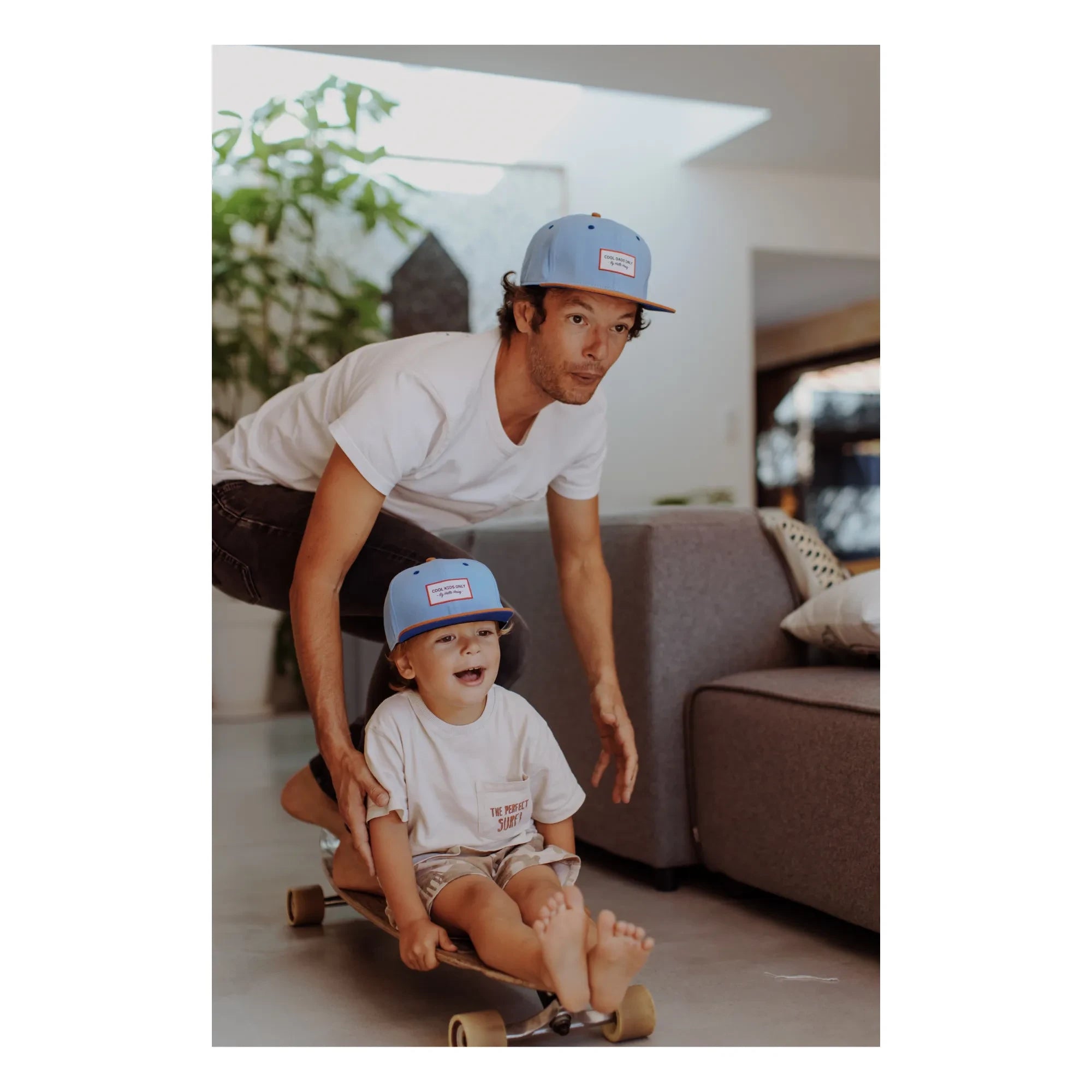 Hello Hossy - Gorra visera plana | Azul Denim
