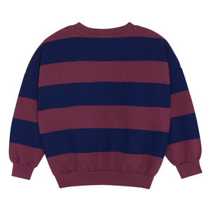 The Campamento - Çizgili sweatshirt | Bordo