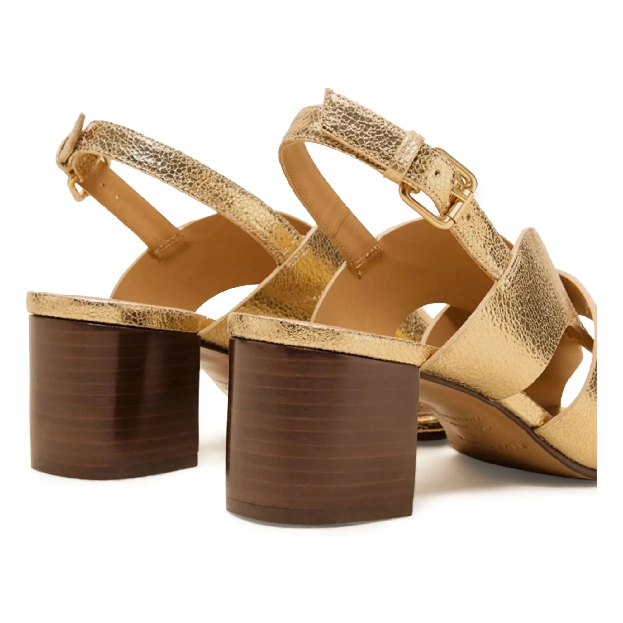 Rivecour - Sandalias n°551 Piel Craquelé | Dorado