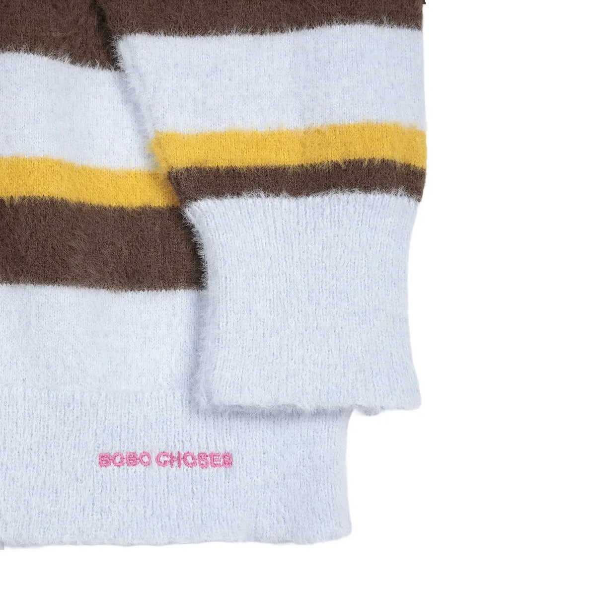 Bobo Choses - Jersey de rayas de lana merino | Marrón