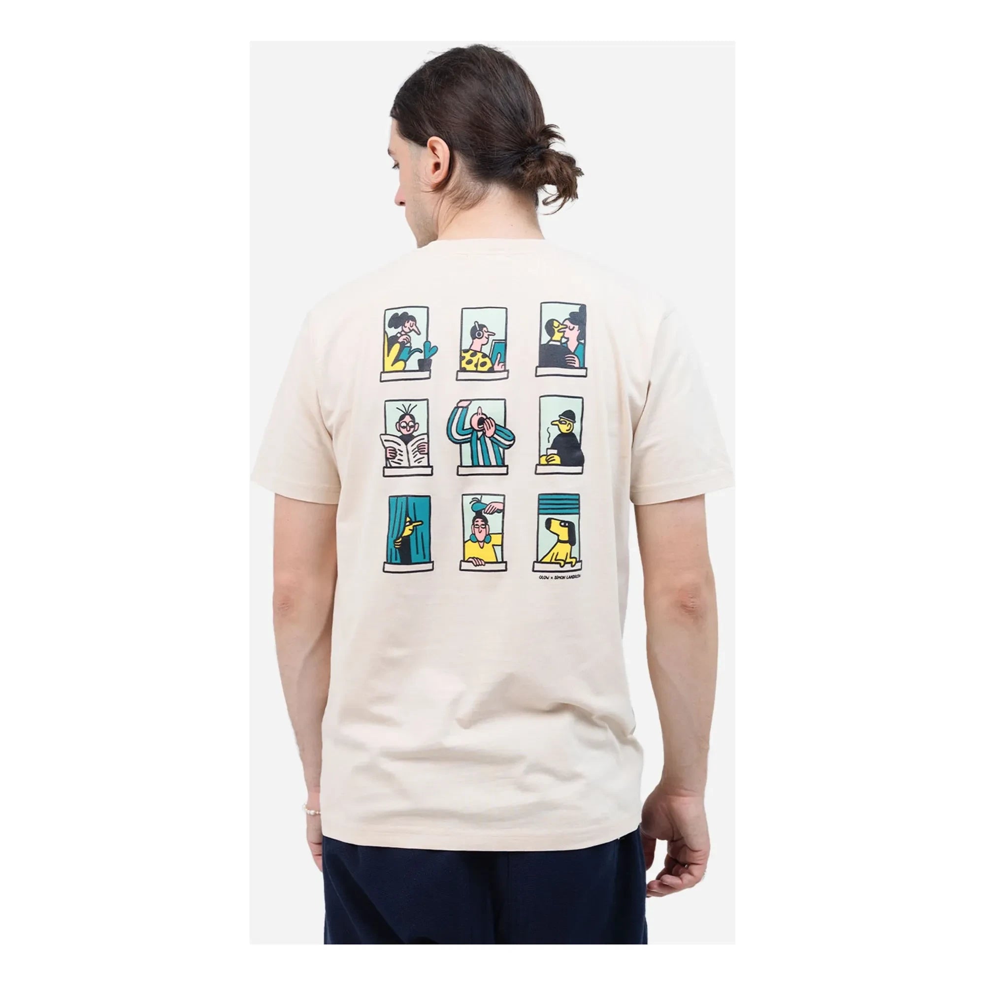 Olow - Camiseta Building | Crema
