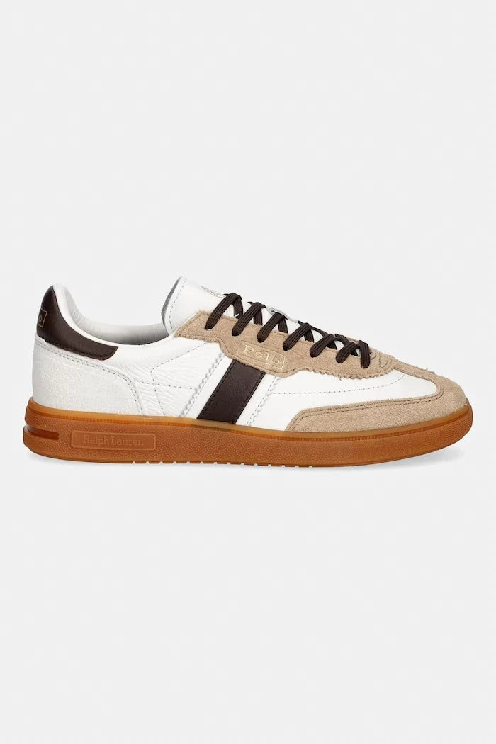 Zapatillas deportivas de cuero Bedford Polo Ralph Lauren para mujer