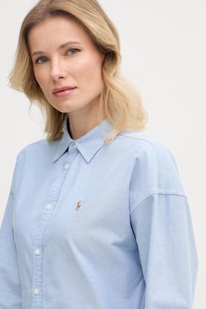 Vestido camisero de algodón Polo Ralph Lauren