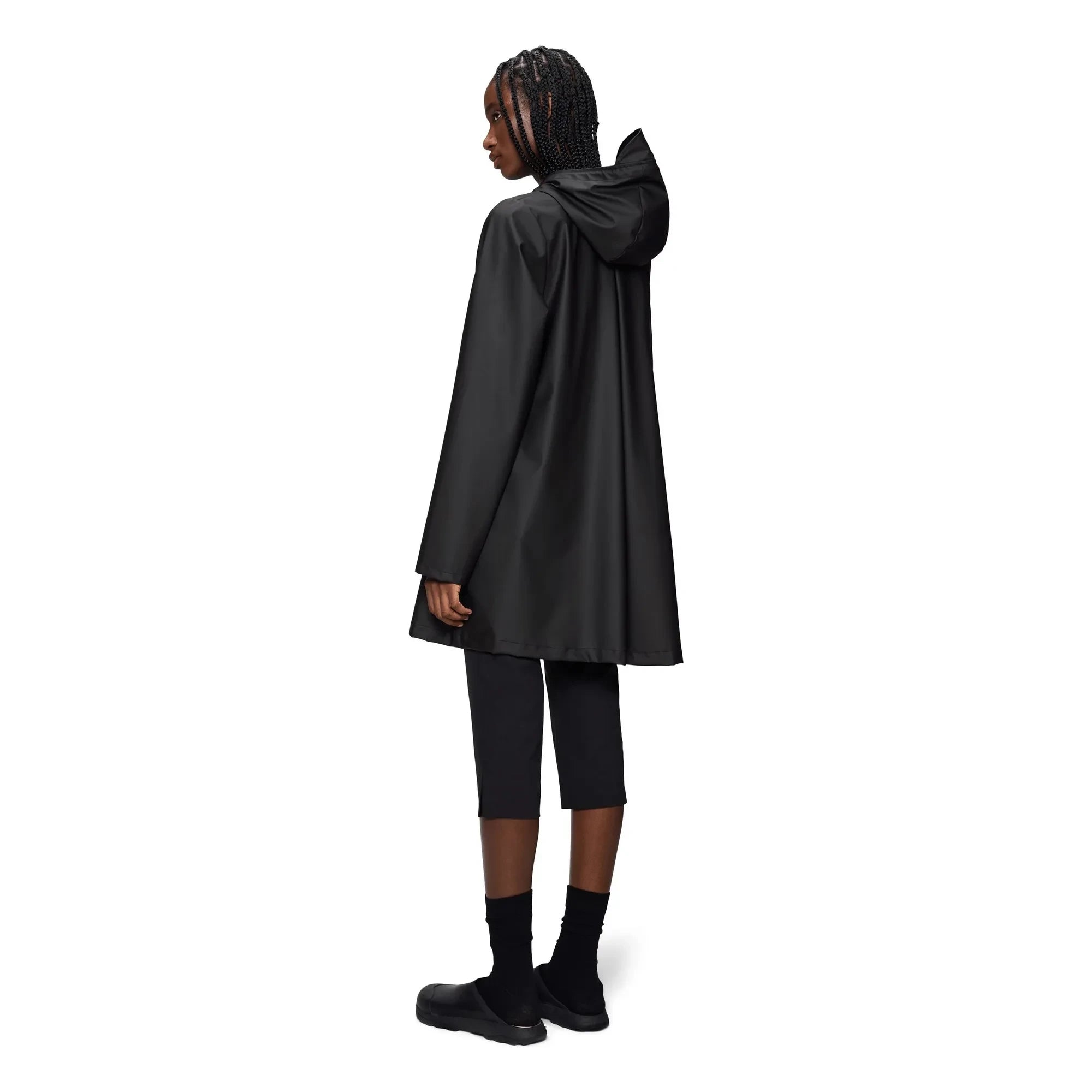Rains - Chaqueta A-line W3 | Negro