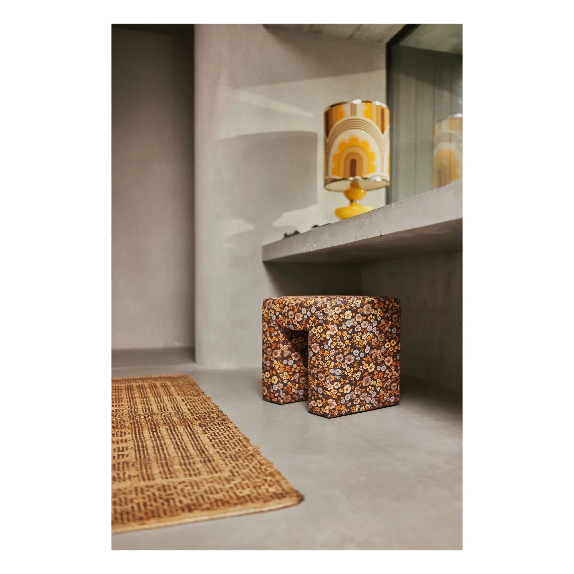 HKliving - Tabure Lobby | Marrón