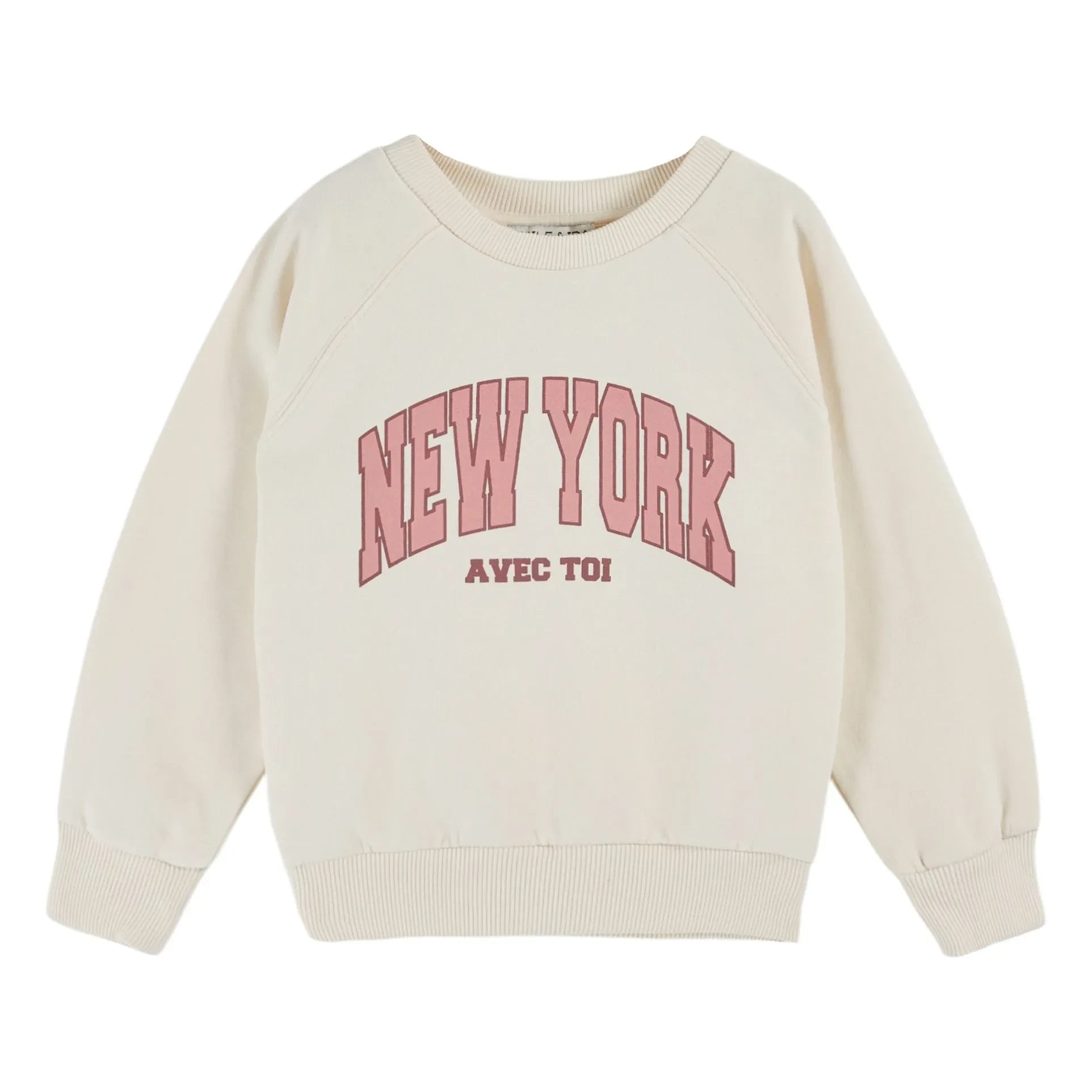 Emile et Ida - Sudadera New York algodón orgánico | Crema