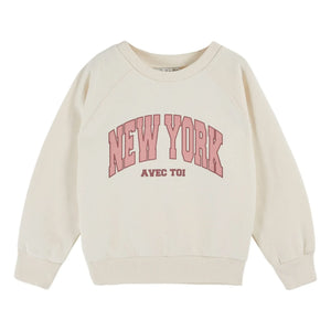 Emile et Ida - Sudadera New York algodón orgánico | Crema