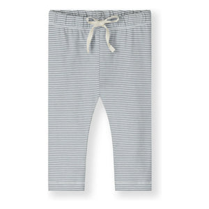 Gray Label - Mallas cortas de algodón orgánico a rayas | Azul Hielo