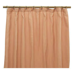Haomy - Visillo de gasa de algodón liso | Beige rosa